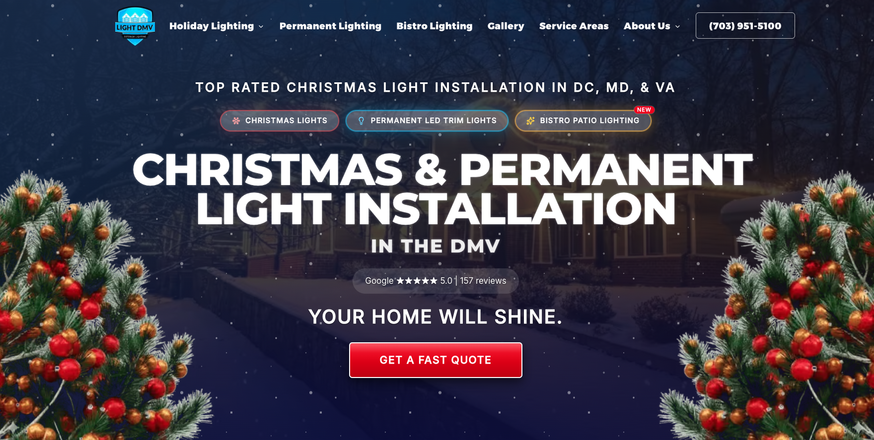 Light DMV website